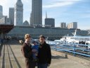 David finally made it into downtown San Francisco.  This is at the Ferry Building, still used as the port for ferries bringing commuters into San Francisco from other parts of the bay.